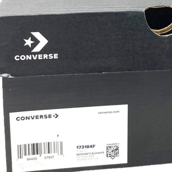 Converse Ctas High Top Shoe Skate For Men Canvas White Multi Sneakers 173184F - Picture 2 of 11